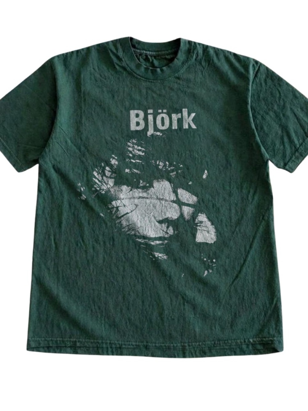 Dark Green Short Sleeve Graphic Tee